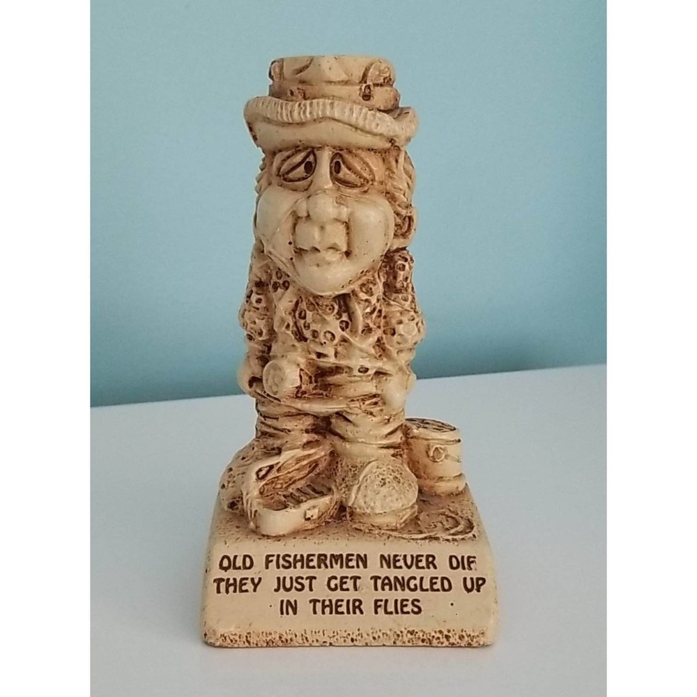 Paula Sculpt 1972 #234, “Old Fisherman Never Die They Just Get Tangled Up